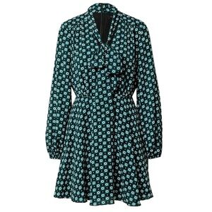 Ted Baker Black and Blue Floral Mini Dress